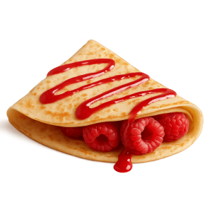 Himbeer-Crepes