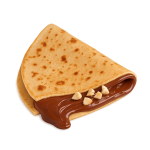 Schokoladen-Nuss-Crepes